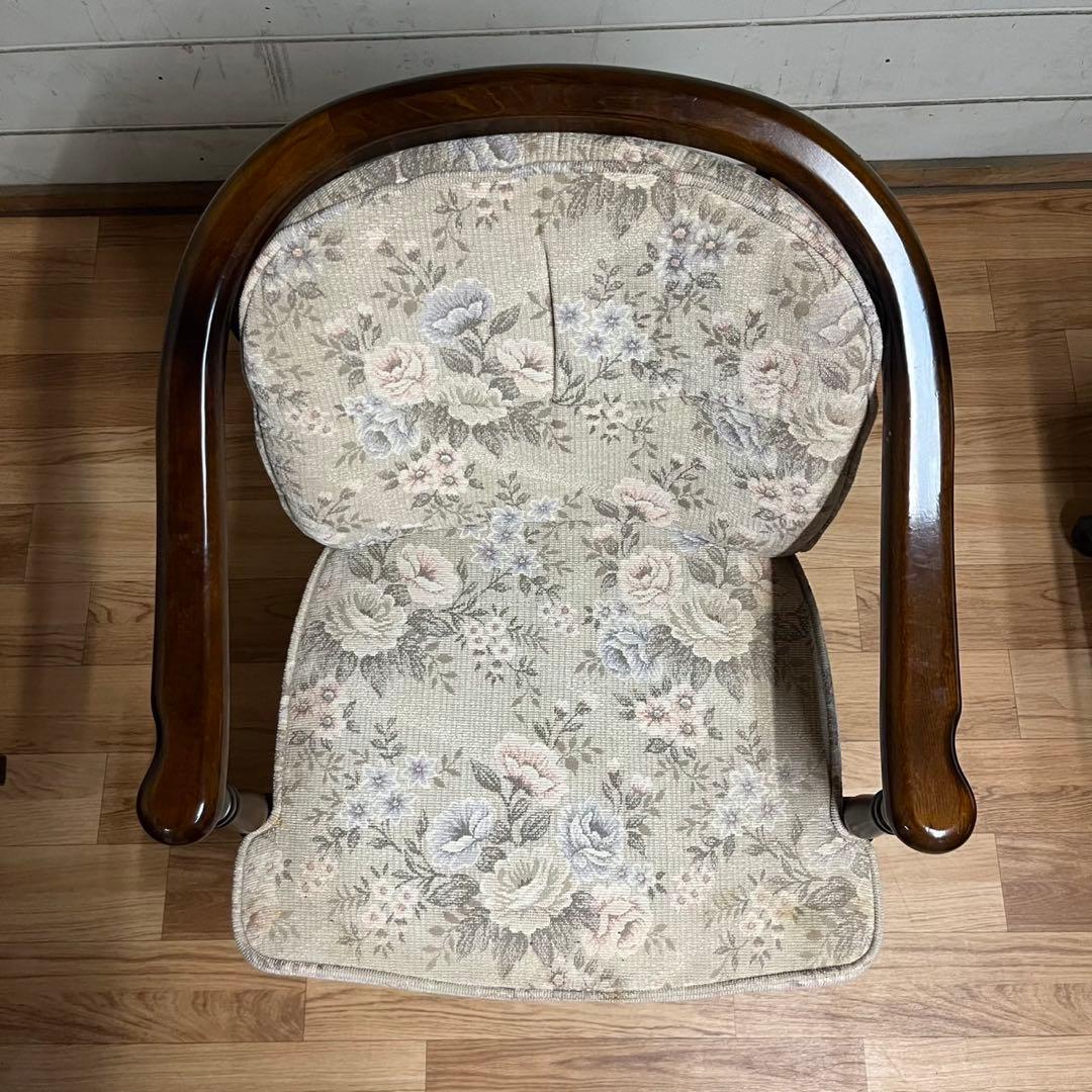 karimoku アームチェア　キャスター付き　コロニアル3/4