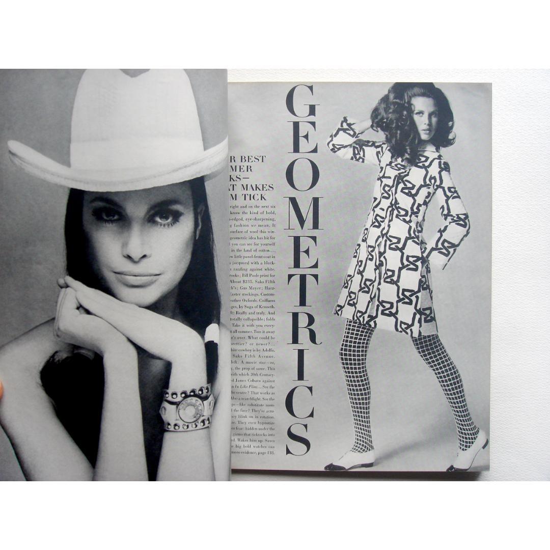 女性情報誌 Vogue Magazine April 15 1967 Twiggy