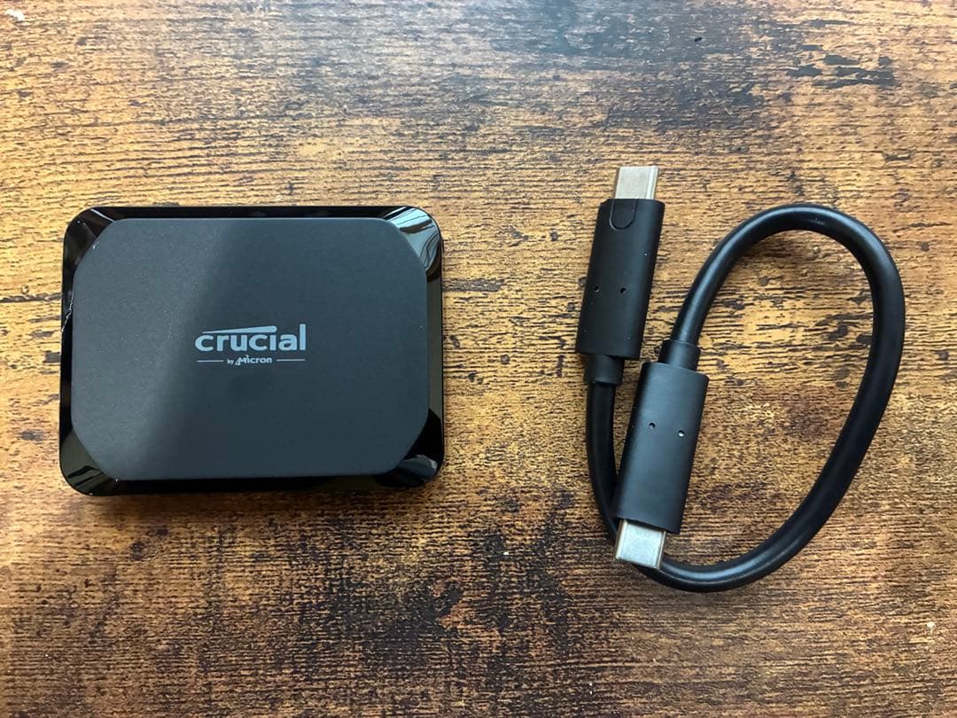 Crucial X9 外付けSSD 1TB USB3.2/Type-C Gen2