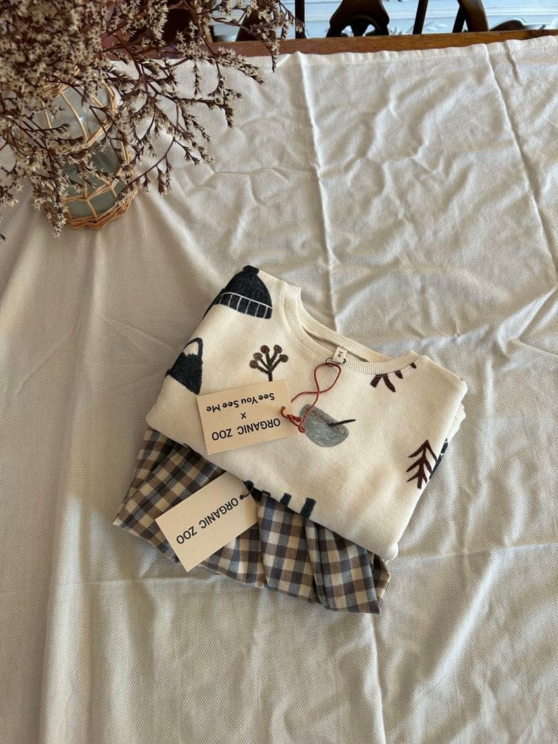 ボトムス・スパッツ 25AW organic zoo Gingham Lodge Pants3-4y