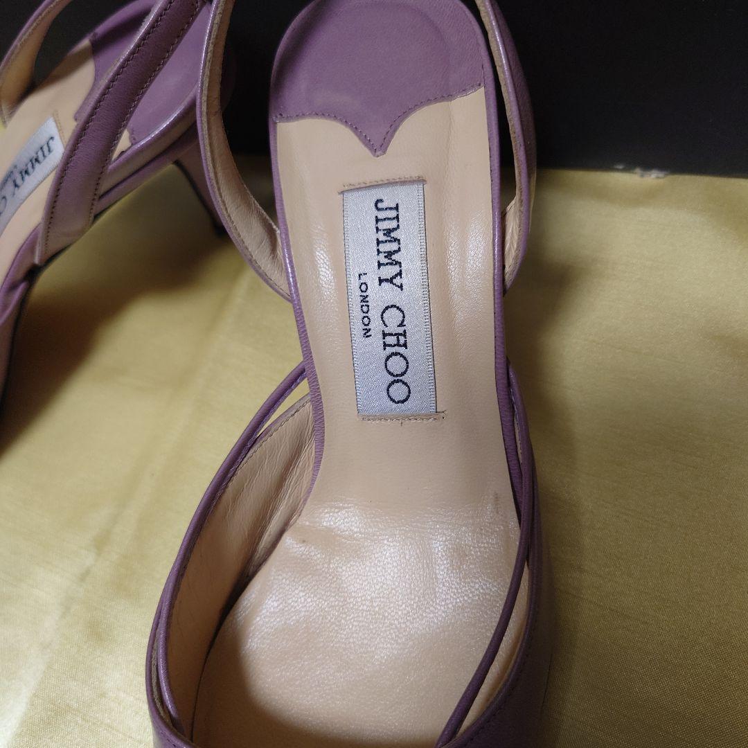 JIMMY CHOO パープル ハイヒール・パンプス