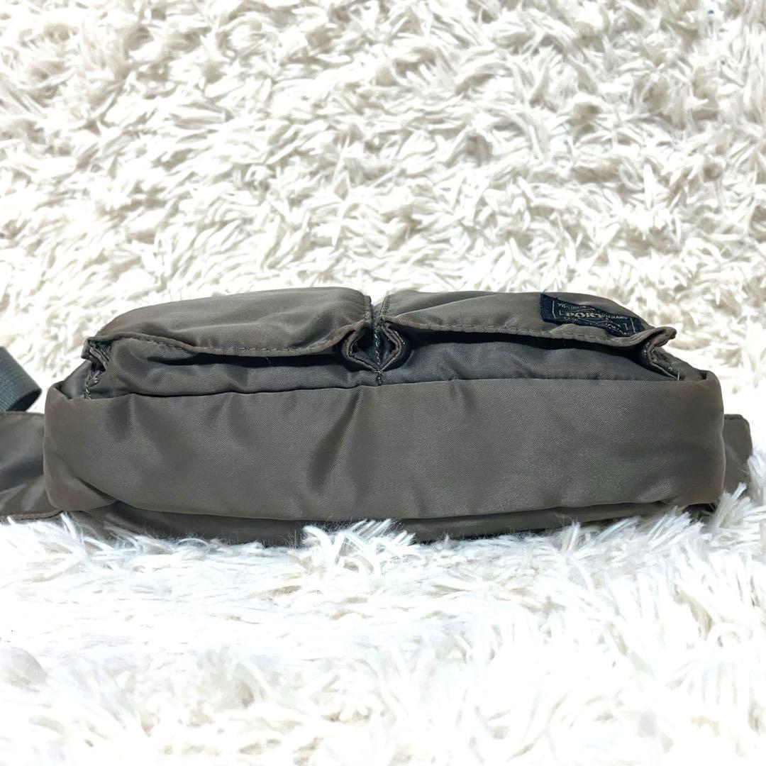 廃盤品 PORTER ポーター タンカー ボディバッグ シルバーグレー