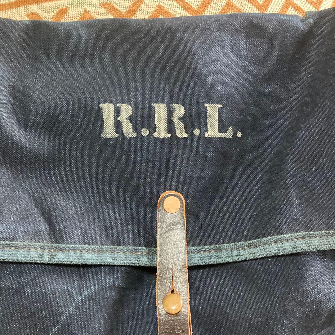 美品！ダブルアールエル　メッセンジャーバッグ　キャンバス　double RL