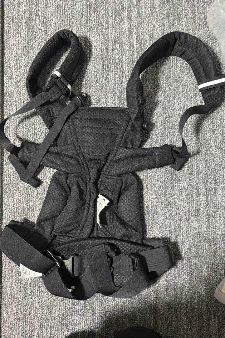 エルゴ オムニブリーズ 黒 ポーチ付き