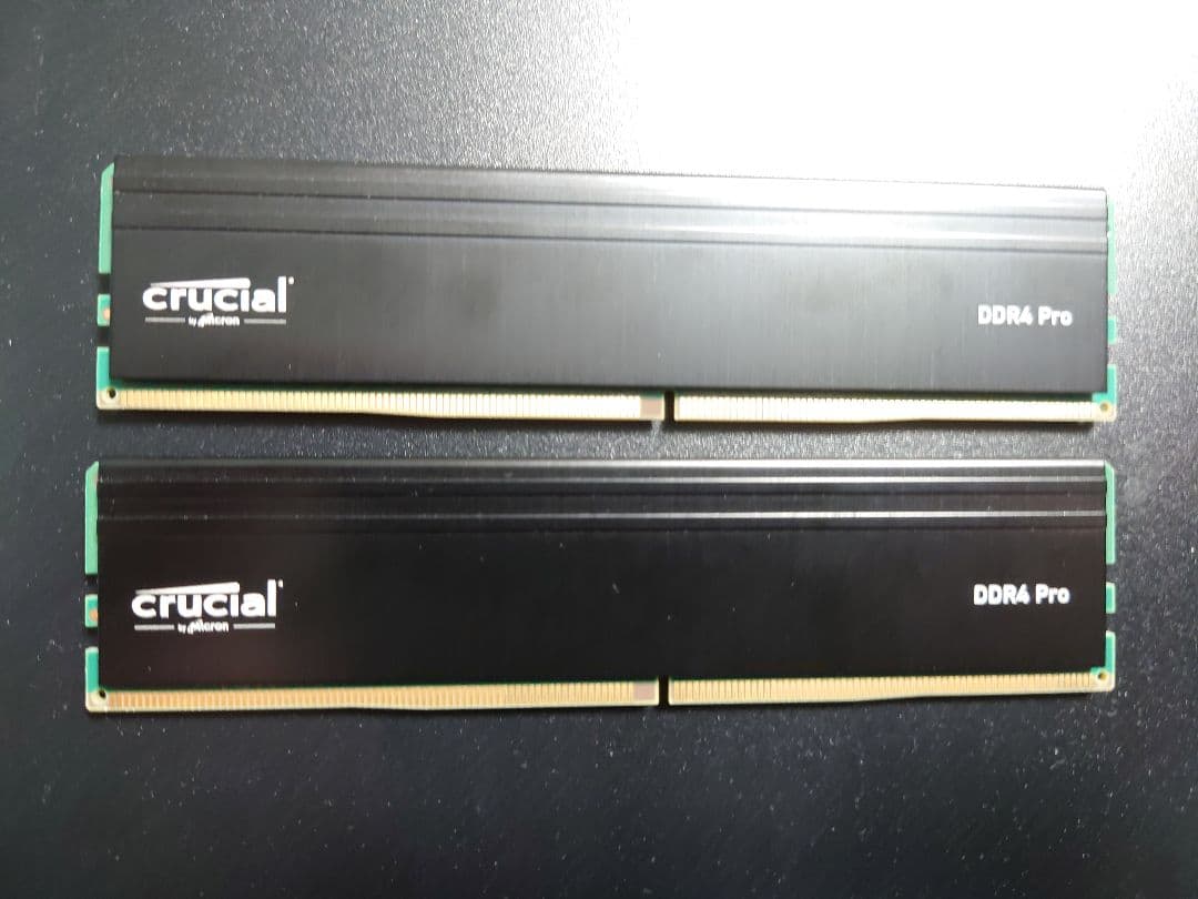 Crucial PRO 16GBX2枚 DDR4-3200