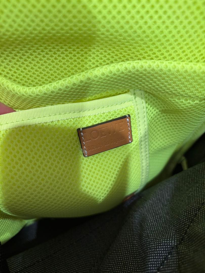 【美品】ロエベ　メッセンジャーバッグ　アイ　ネイチャー　デニム　アナグラム