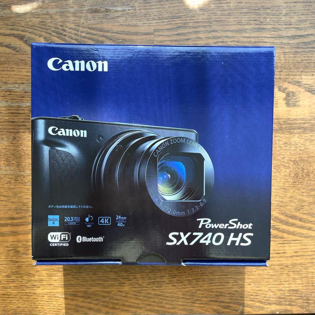 キャノン Canon PowerShot SX740hs ブラック