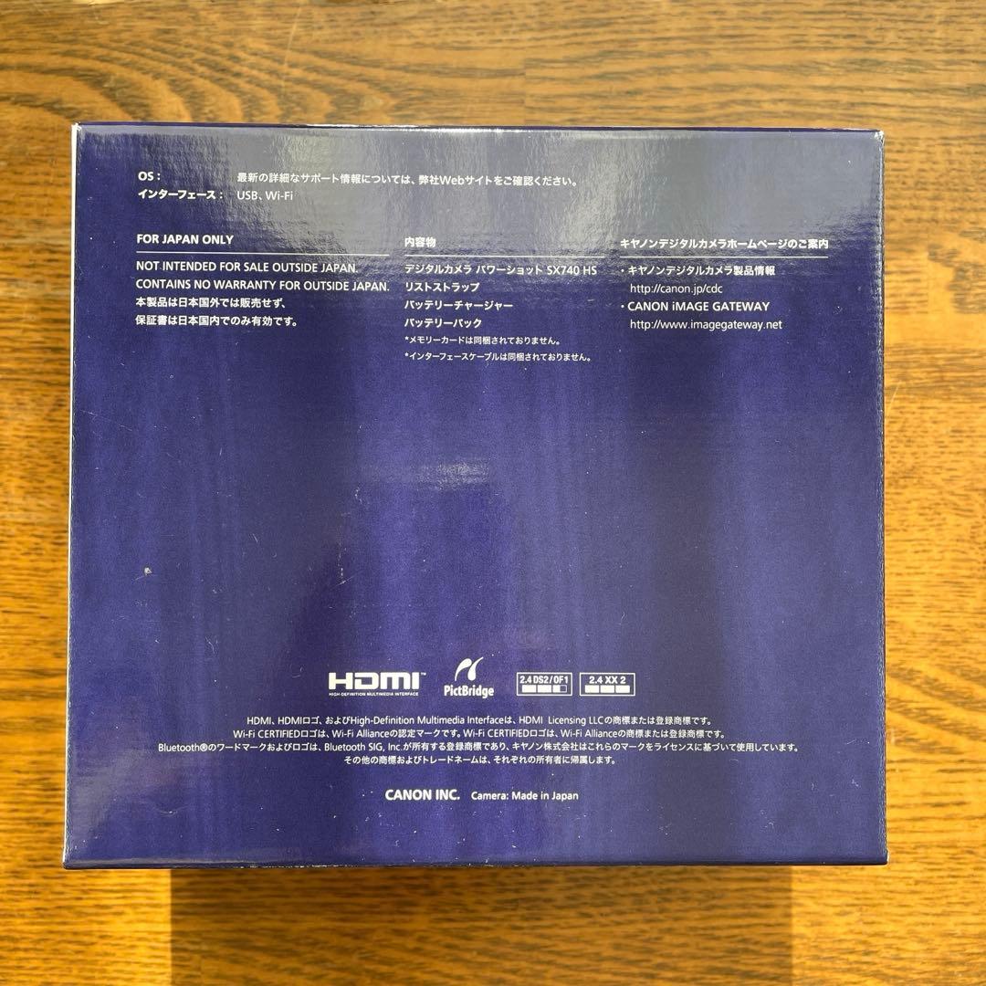 キャノン Canon PowerShot SX740hs ブラック