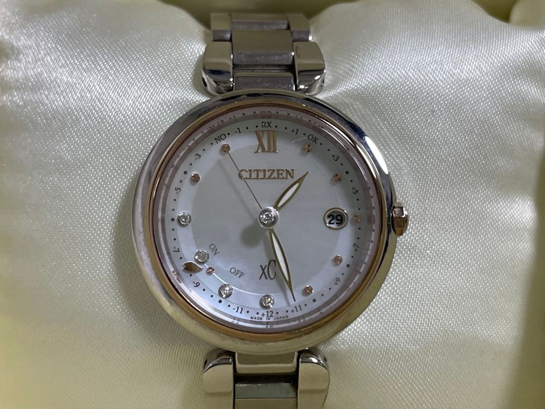 シチズン CITIZEN XC クロスシー エコドライブ 腕時計 デイトダイヤ付