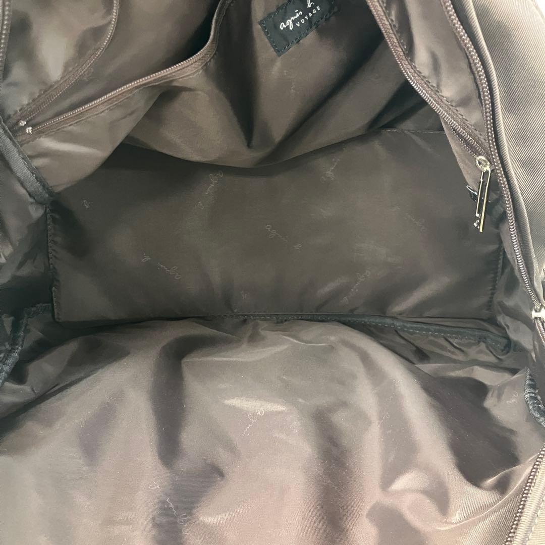 agnes b アニエスベー ナイロン ボストンバッグ 旅行バッグ 2way 鍵