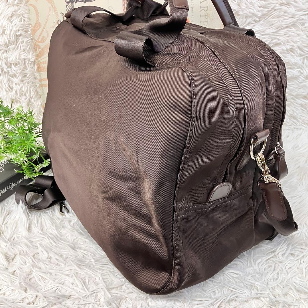 agnes b アニエスベー ナイロン ボストンバッグ 旅行バッグ 2way 鍵