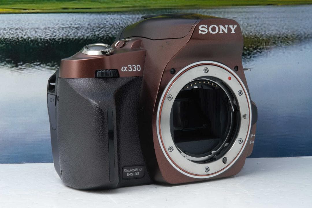 SONY α330 デジタル一眼レフカメラ ブラウン★完動美品★iPhone転送