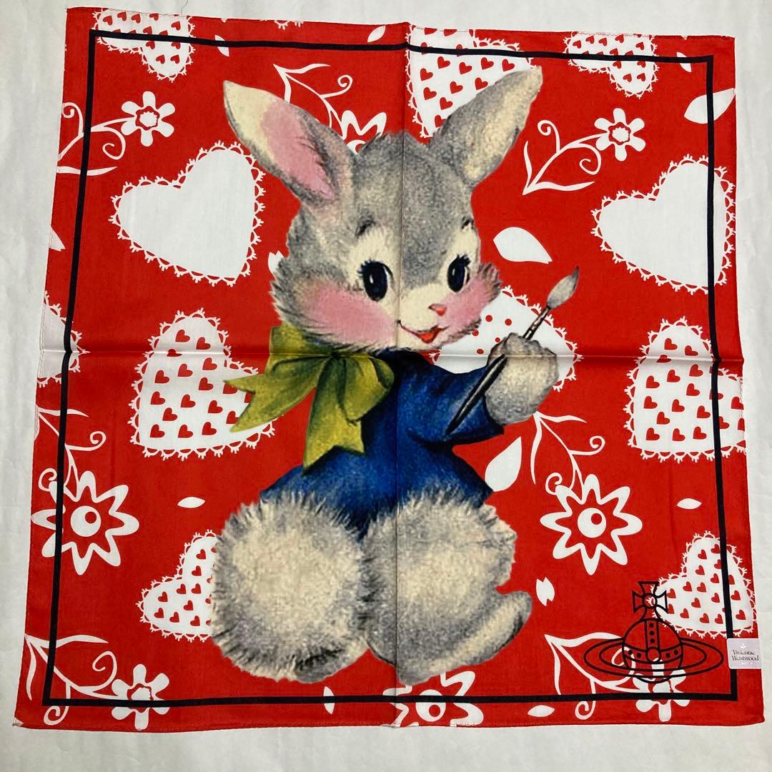 廃盤レア　Vivienne Westwood 大判ハンカチーフ　ショッパー付き