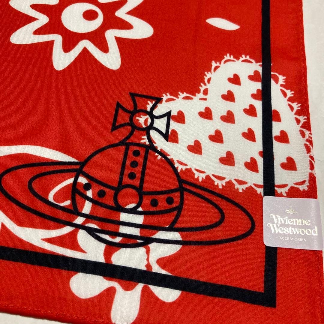 廃盤レア　Vivienne Westwood 大判ハンカチーフ　ショッパー付き