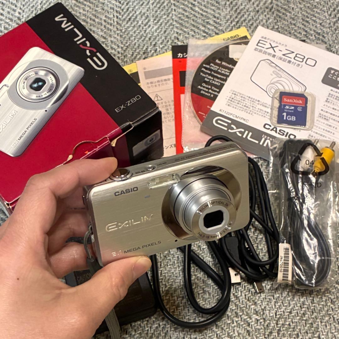 CASIO EX-Z80 デジタルカメラ　美品　SDカード付き