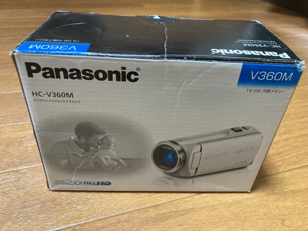 【送料込】Panasonic HC-V360M ビデオカメラ　ブラック