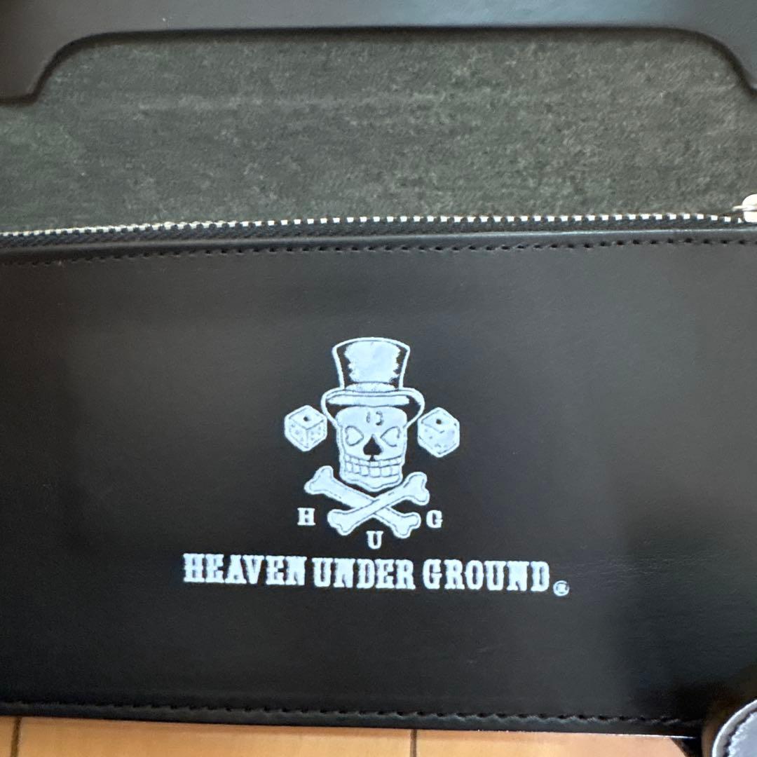 cream soda レザー　ロングウォレット　長財布　ドクロ　チェーン付き