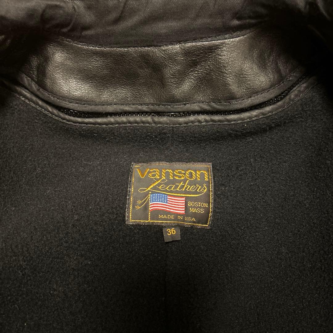 ジャケット・アウター OLD Vanson single riders jacket