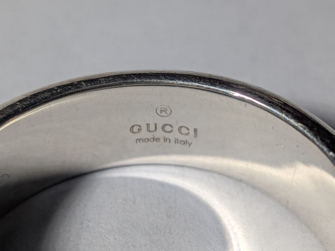 GUCCI 925シルバーリング 約8g 20号