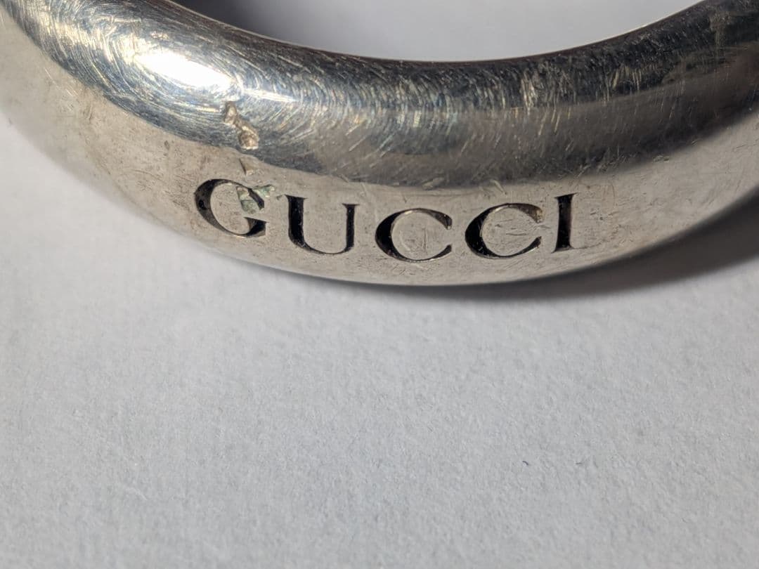 GUCCI 925シルバーリング 約8g 20号