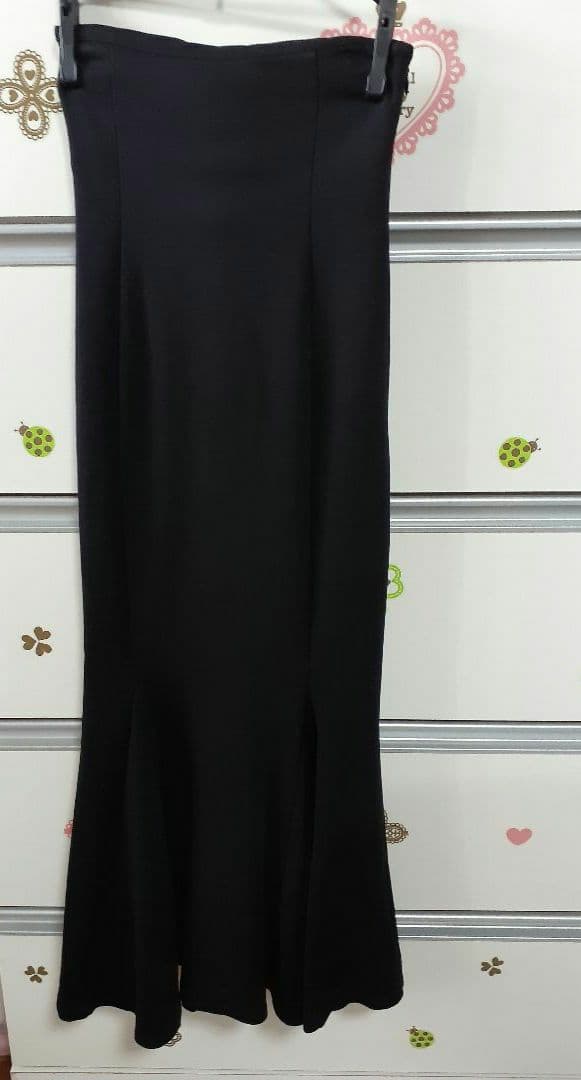 ミシェルマカロン❤︎大人の美脚スカート　ブラック XS マーメイドスカート