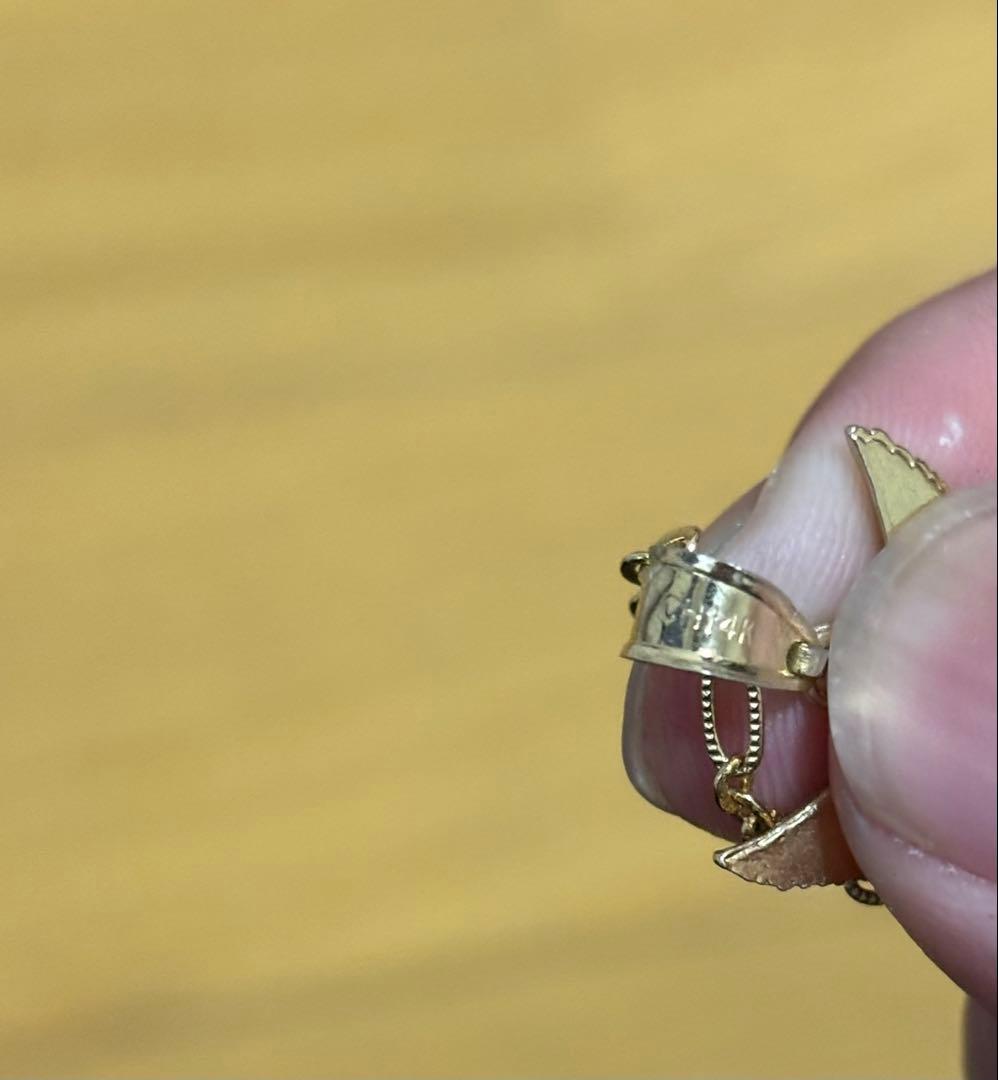 エンジェル　ネックレス　CH14K刻印