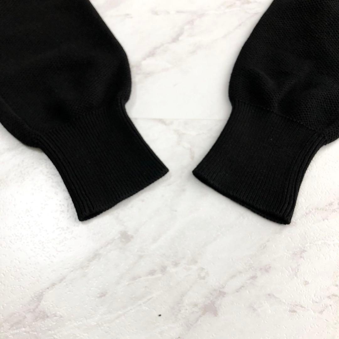 【極美品 近年モデル】 MONCLER カーディガン フリル マグリア ブラック