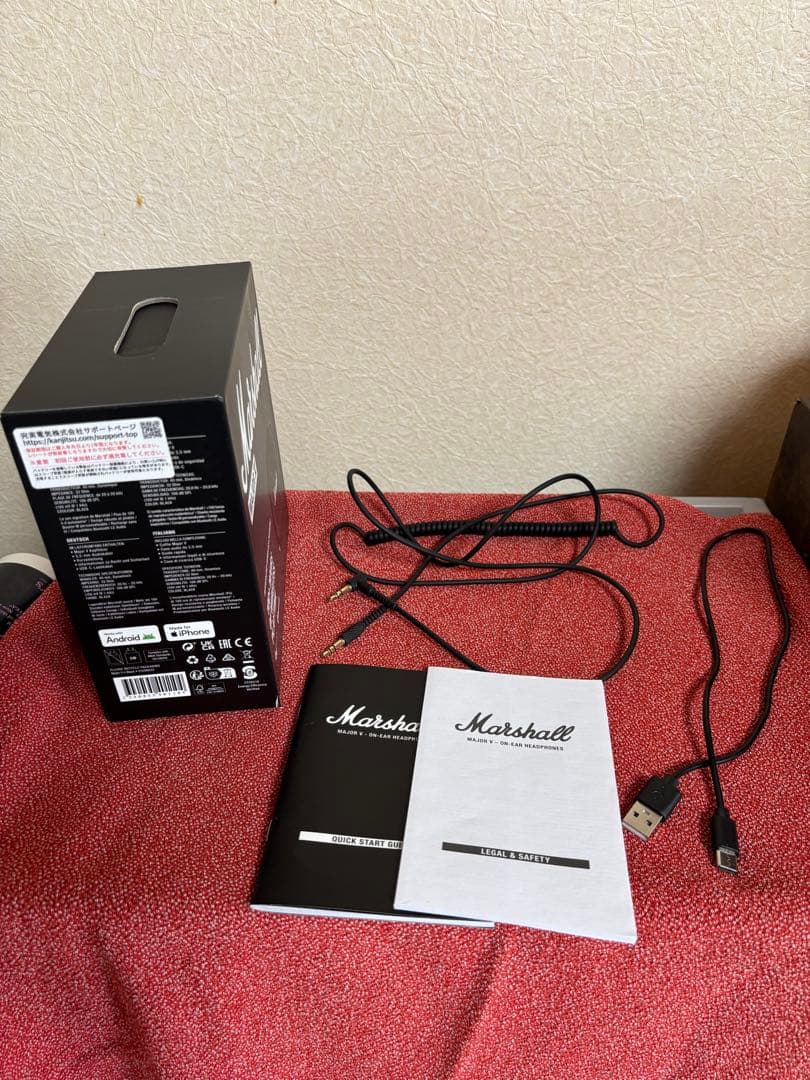 Marshall MAJOR Ⅴ ブラック 美品　　　　 国内正規品