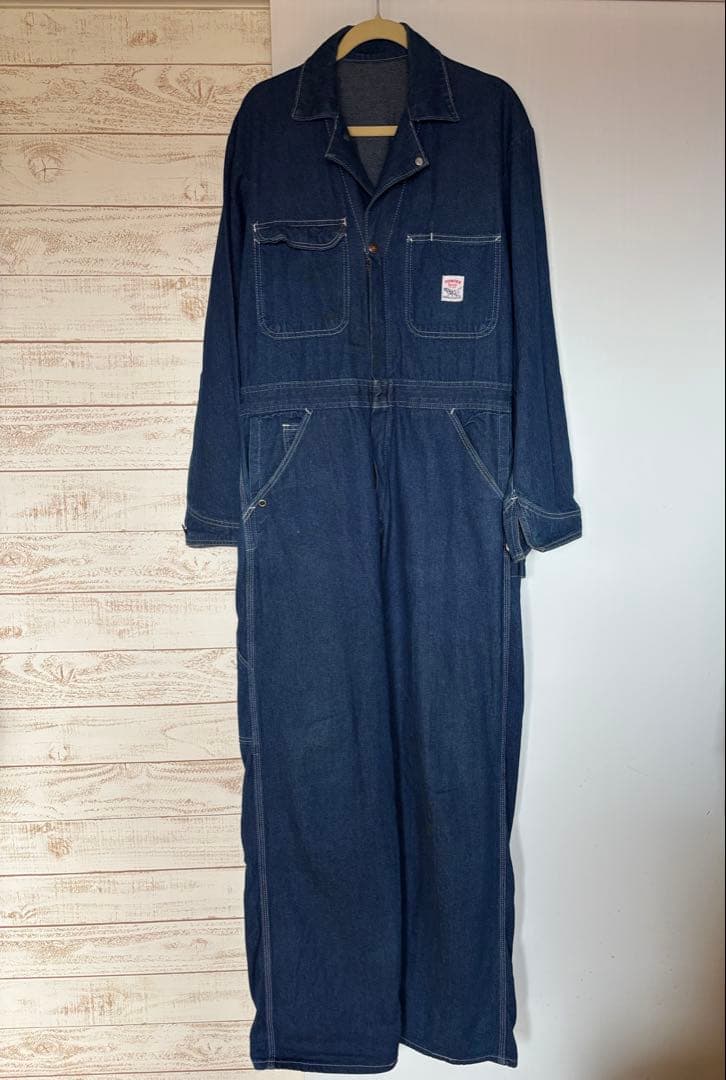 POINTER BRAND 濃紺 デニム オーバーオール つなぎ 80〜90s