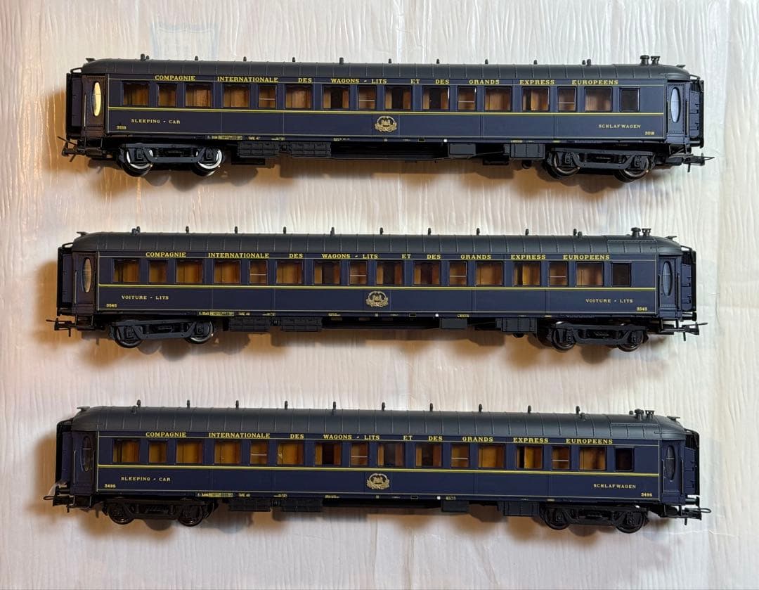 Rivarossi HR4075 TRAIN BLEU CIWL 客車3両セット