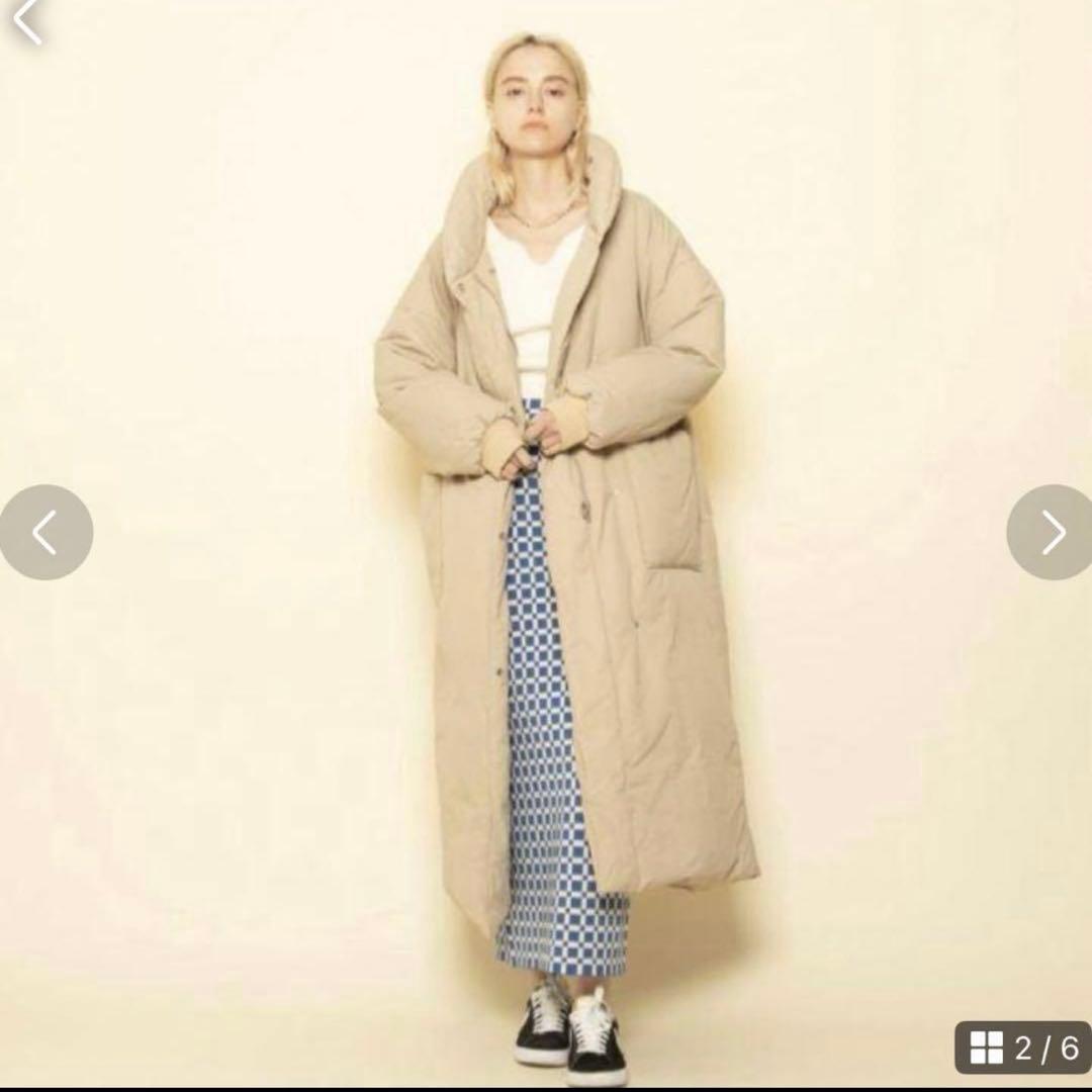 シールームリン　Stand Collar ロングダウンコート