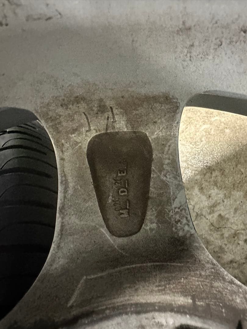 送料無料　145/80R13 日産モコから取外　純正アルミセット