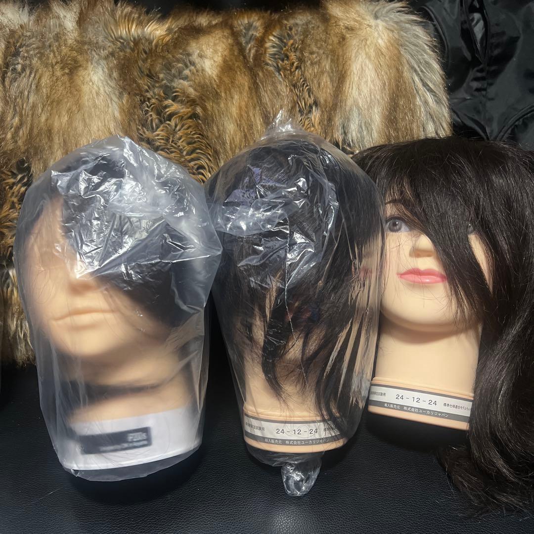 美容師　国家試験　新品カットウィッグ‼️