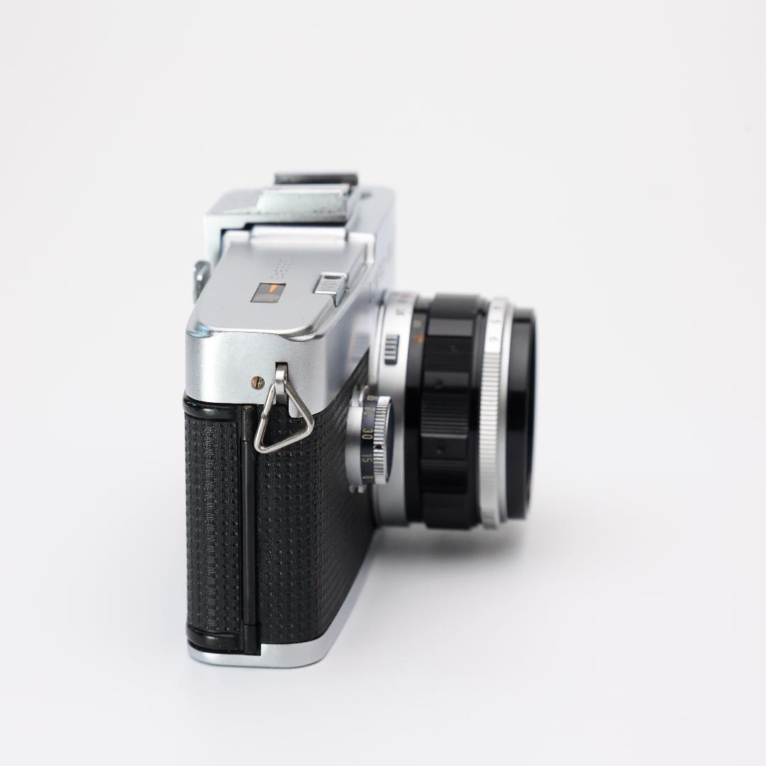 【整備済】オリンパス PEN F ハーフ一眼 38mm F1.8 シュー付！