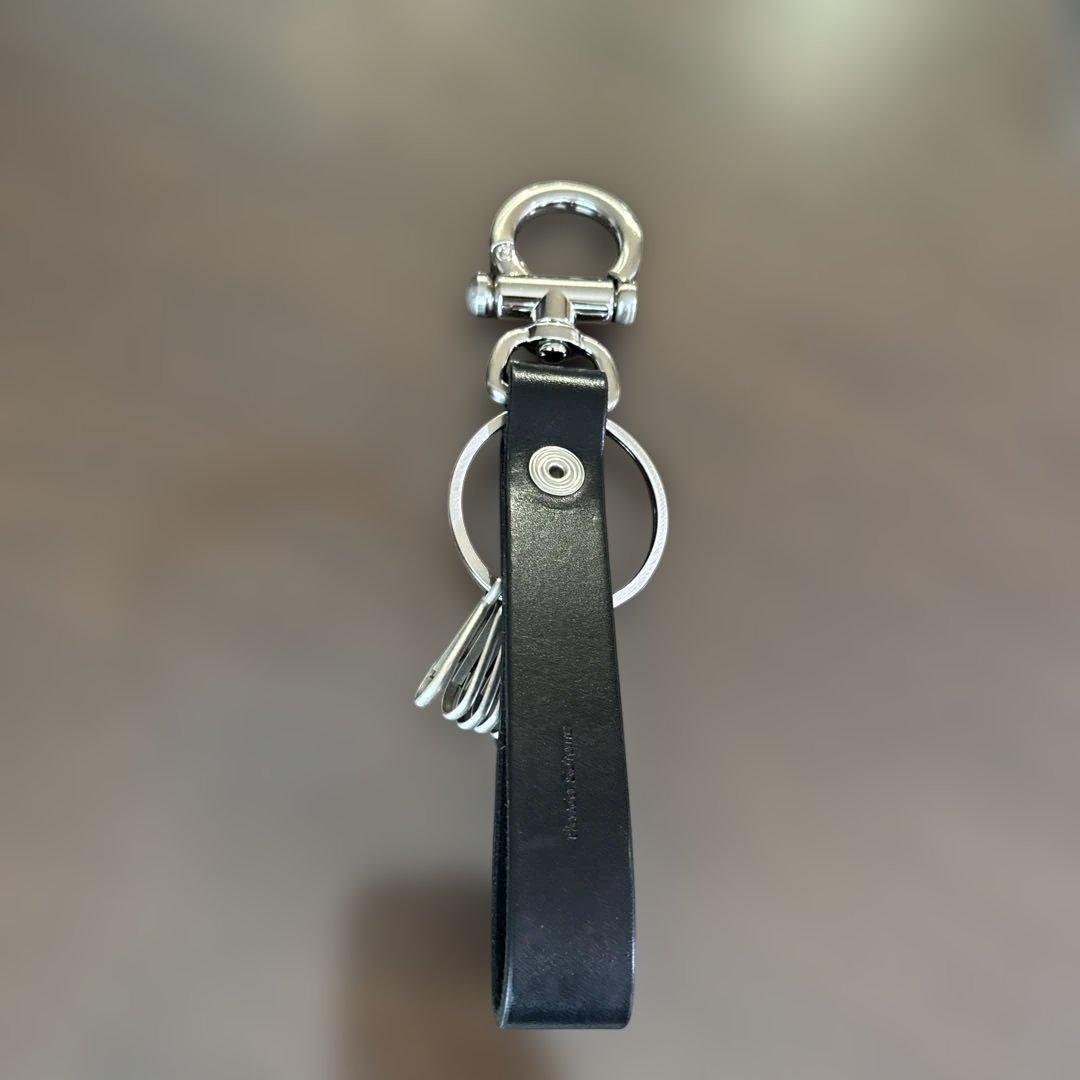 正規美品⭐︎Hender Scheme エンダースキーマ　ブラックレザー腰アクセ