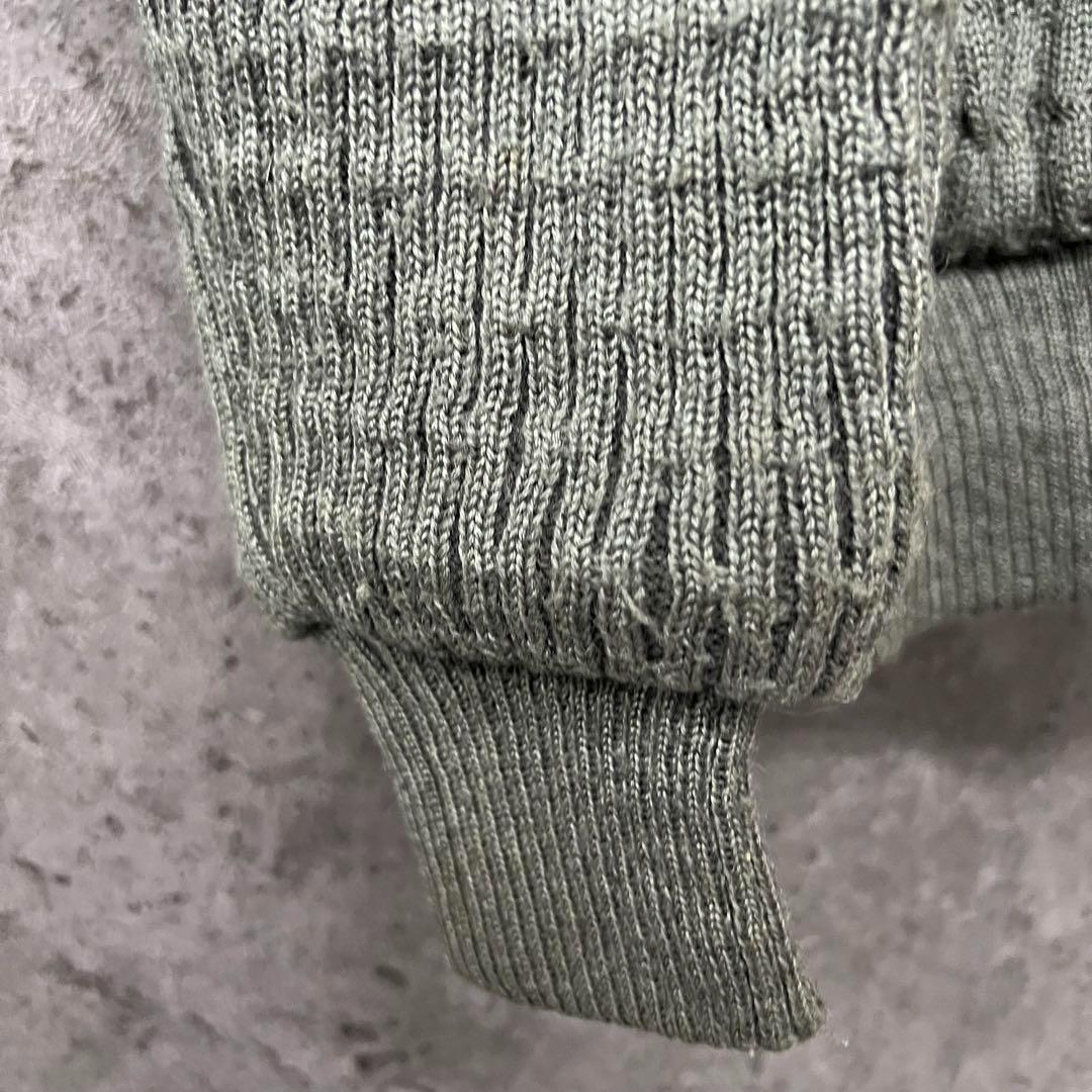 ユーロ古着【レザー・スエード ニットネイティブ】中綿 ジャケット メンズ2XL