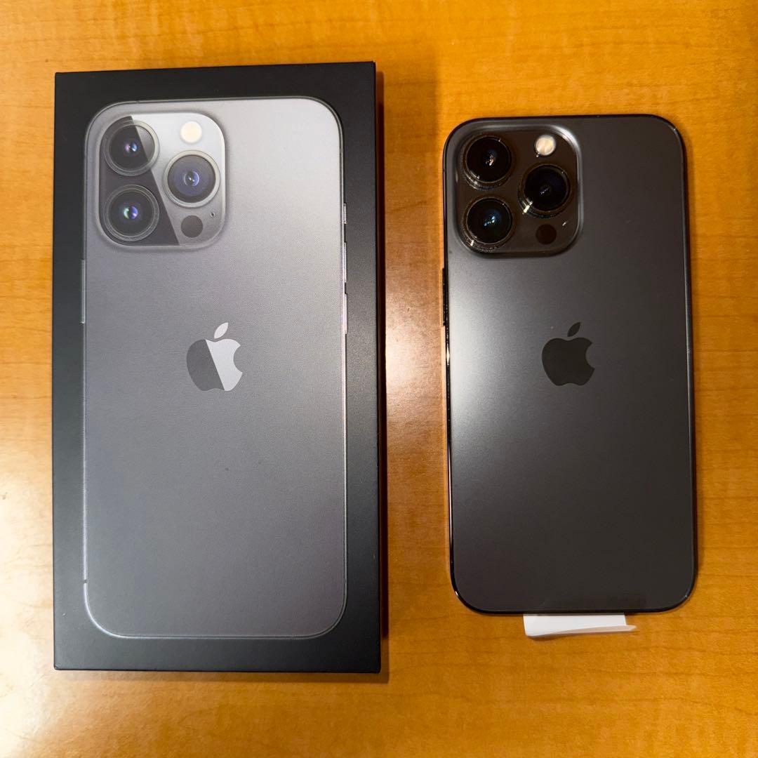 【SIMフリー★ 美品☆】iPhone13pro グラファイト 128GB