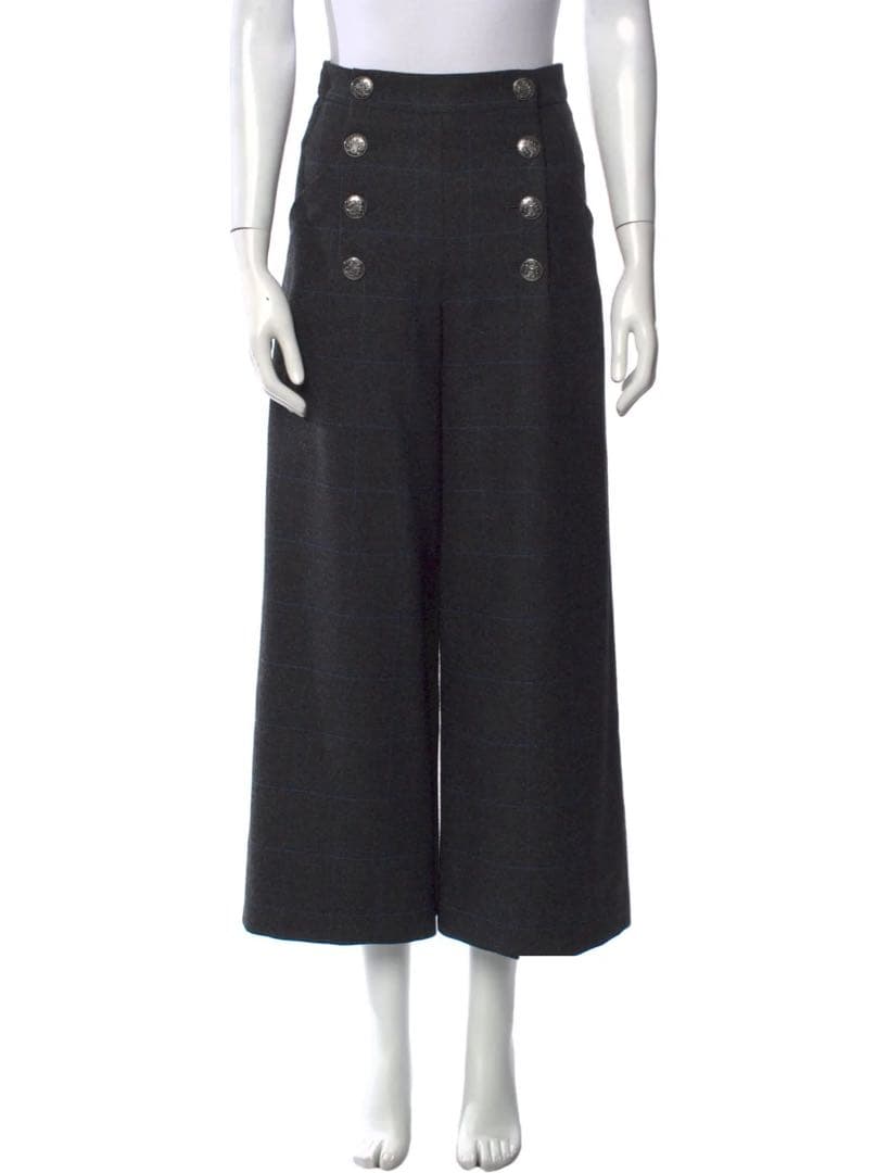 シャネル　CHANEL チェック柄パンツ