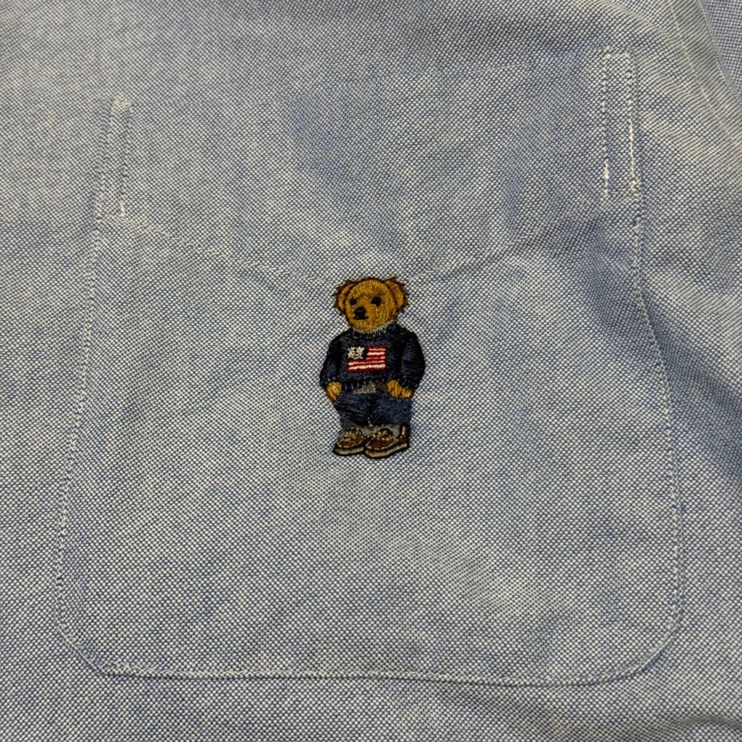 【ポロラルフローレン】現行　オックスフォードシャツ　ポロベア クラシックフィット