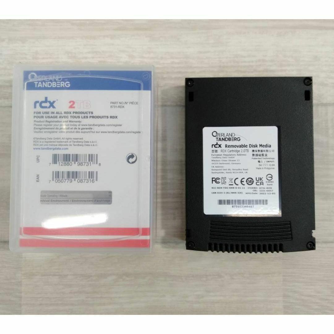 【美品】Tandberg Data RDX 2TB カートリッジ 8731 ②