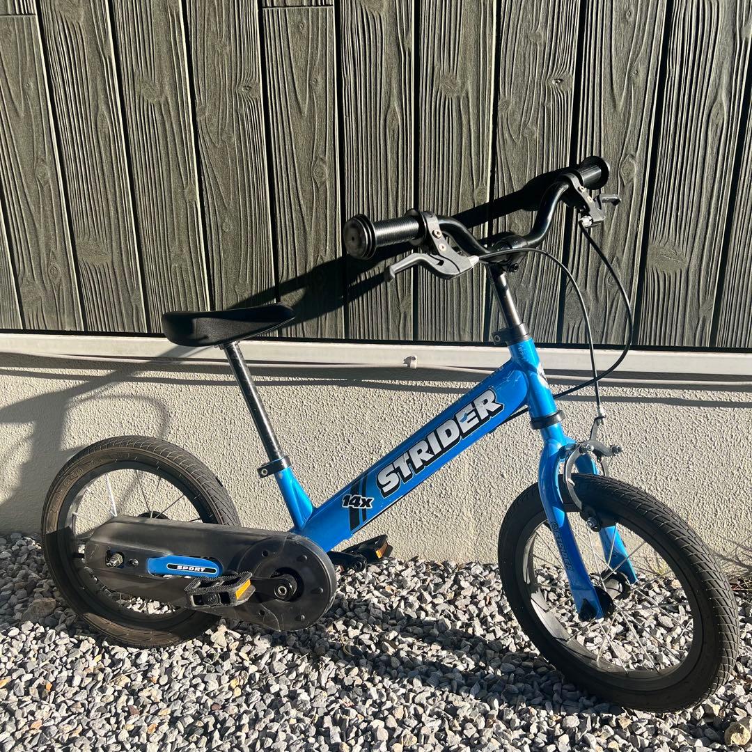STRIDER 14x キッズバイク 幼児用 自転車 青
