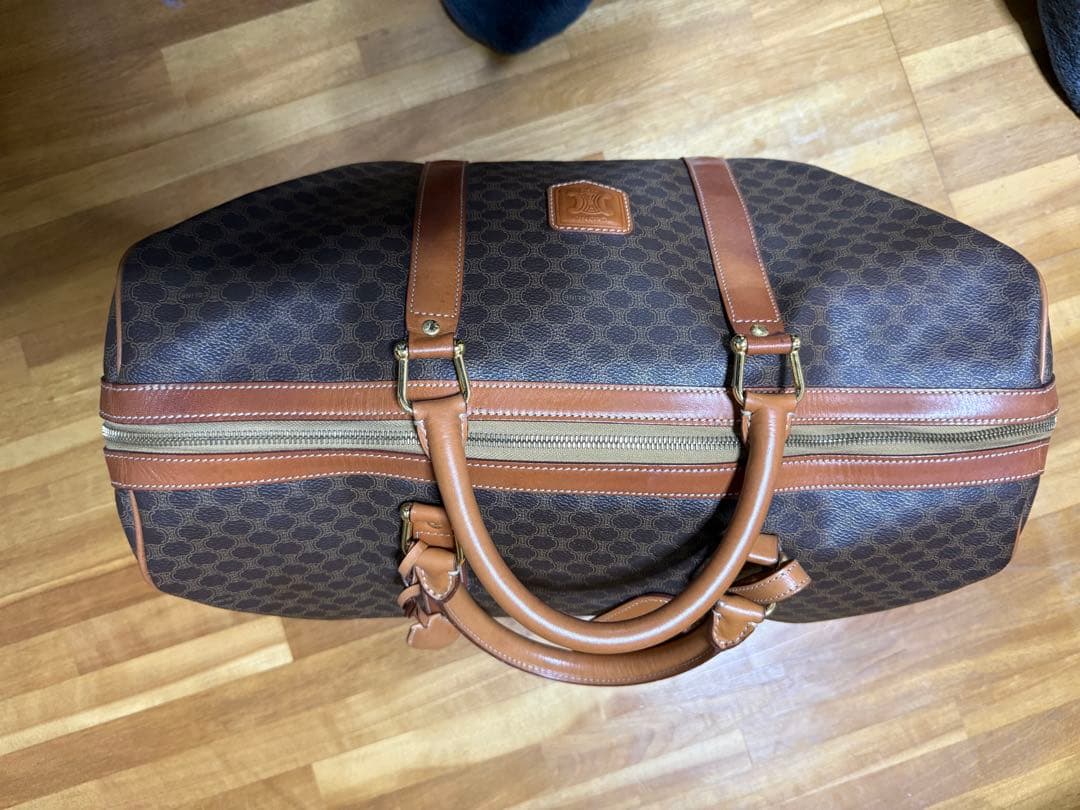 セリーヌ　ダークブラウン ボストンバッグ