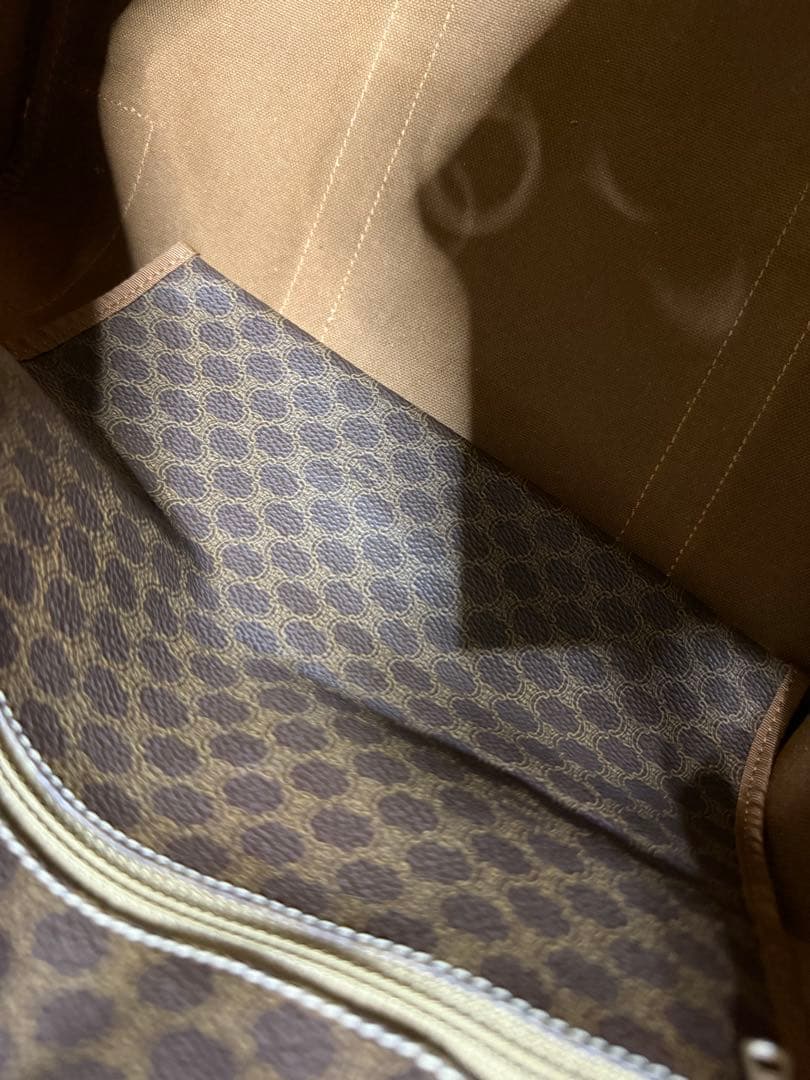 セリーヌ　ダークブラウン ボストンバッグ