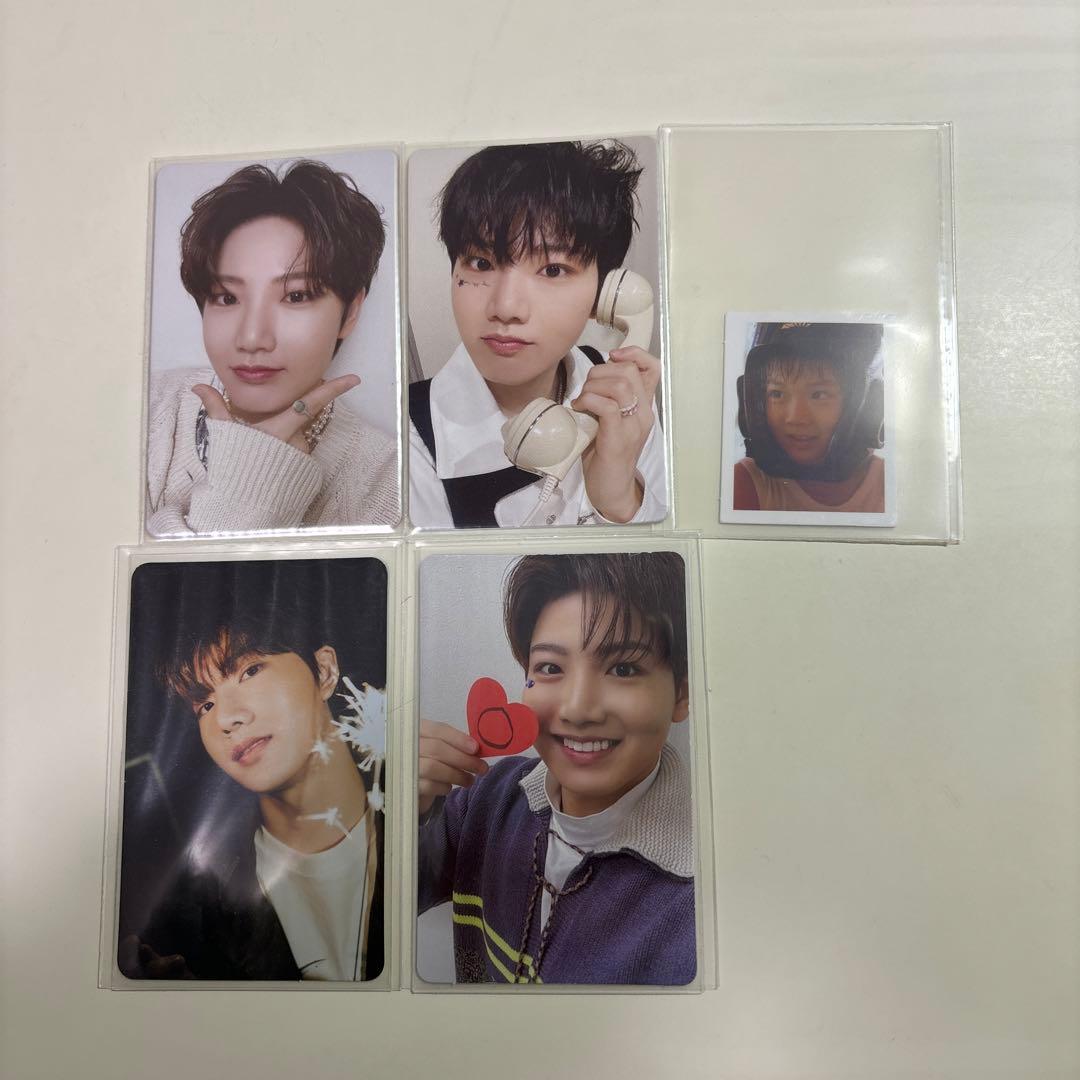 treasure トレカ　歌詞カード　ベビフォト