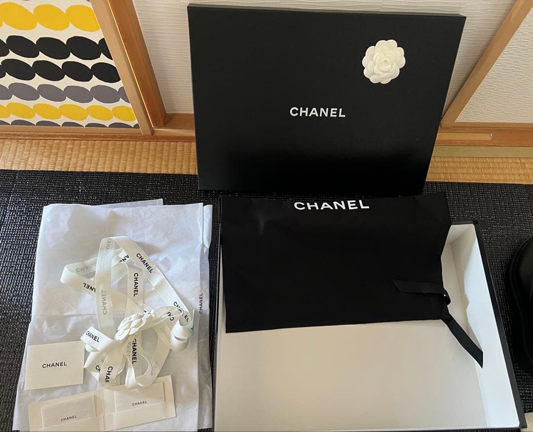 seii512様　CHANEL ブラック レインブーツ　37