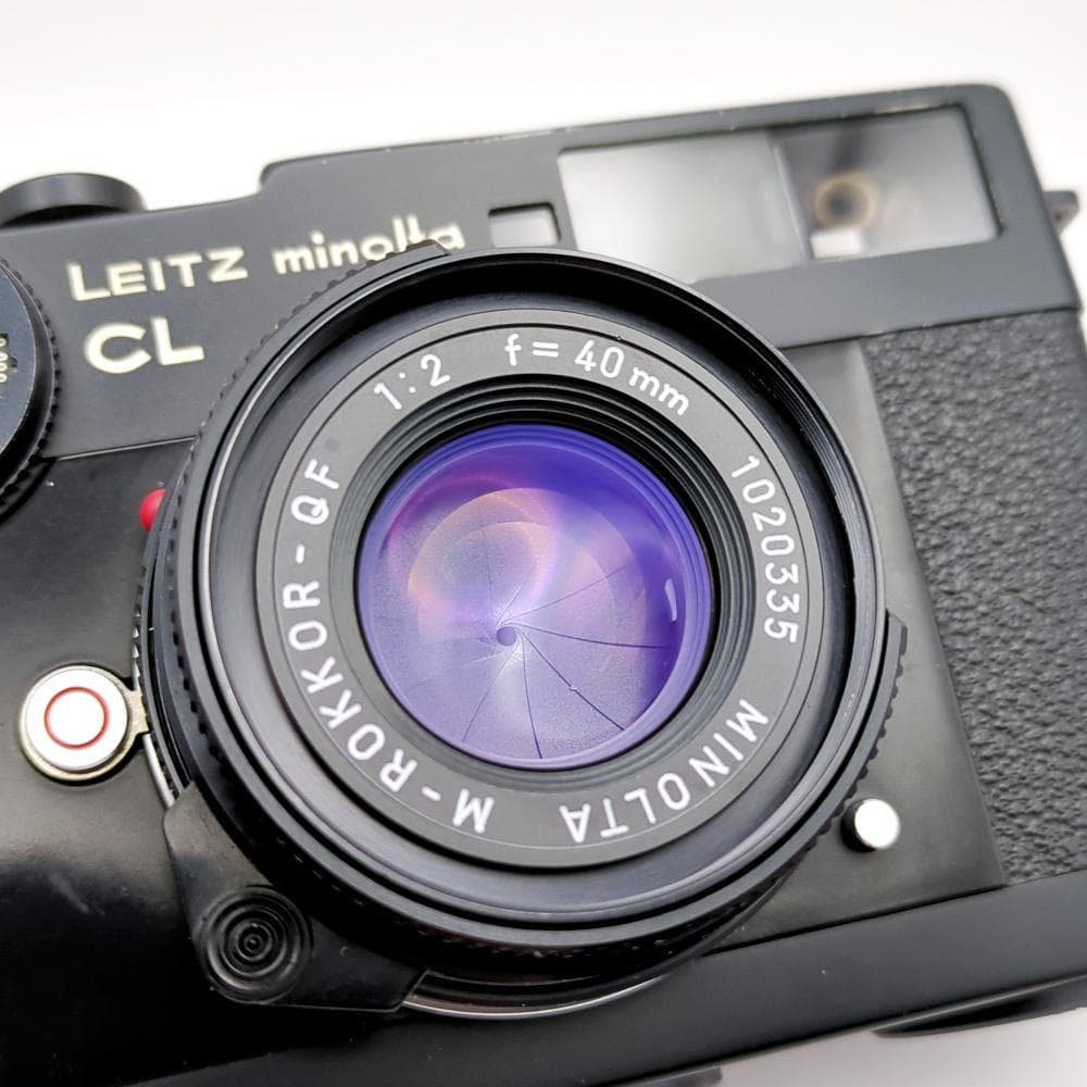 Leitz MINOLTA CL M-ROKKOR-QF 40mm f2 動作品