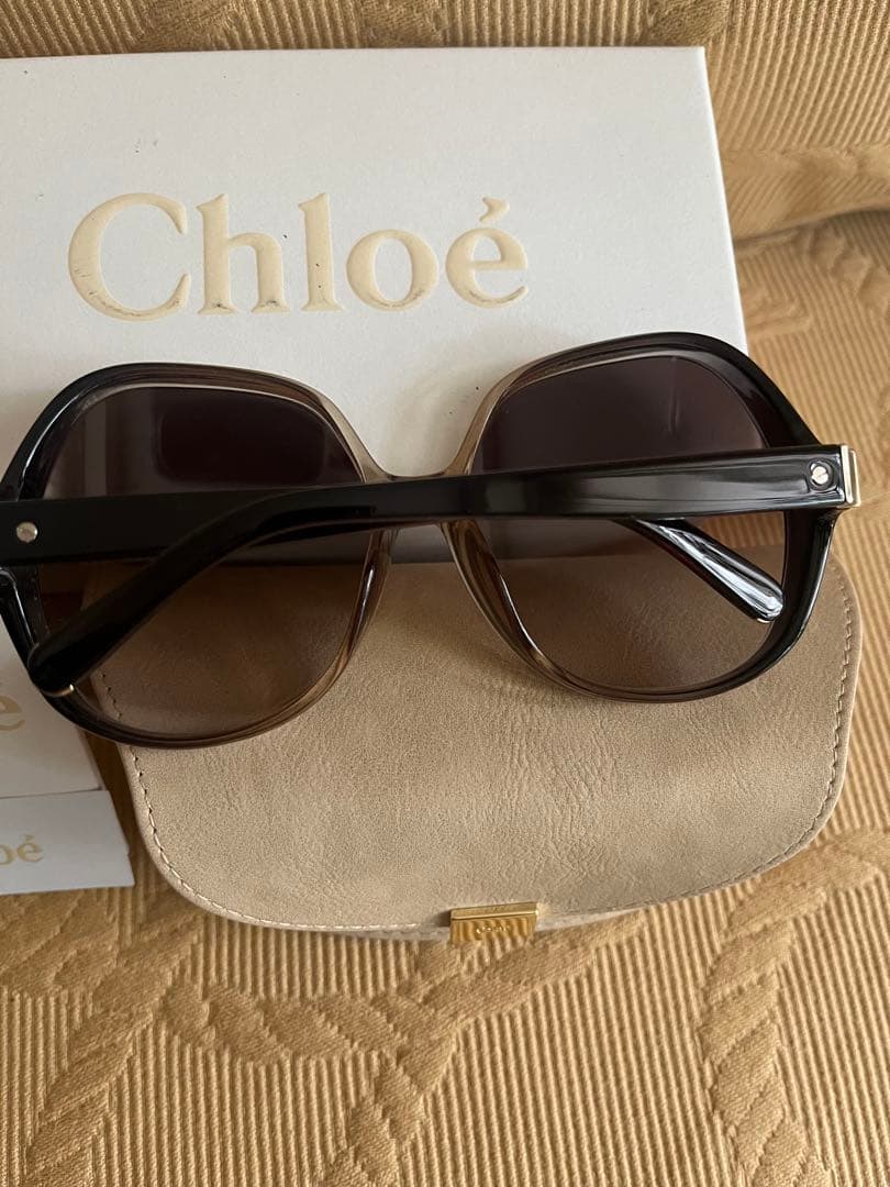 Chloé ☆サングラス ☆ブラック/グレー☆新品に近い極美品