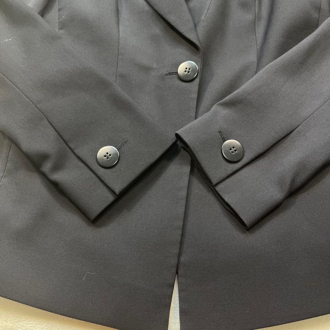 極美品 アルマーニコレツォーニ パンツスーツ ジャケット スラックス 黒 M