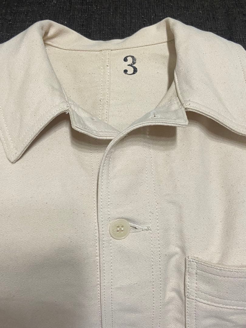 フレンチワークタイプ モールスキン カバーオール カバージャケット