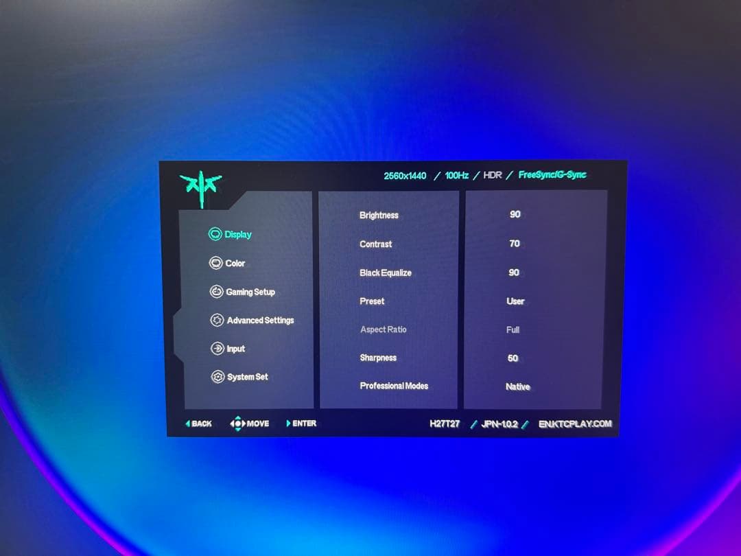 KTC H27T27、27インチIPS 2560×1440(WQHD)100Hz